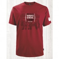 1919 Unisex Short Sleeve Red T-Shirt - MGEU